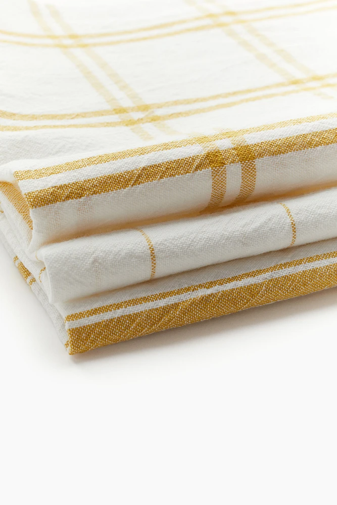 Lot de 3 linges à vaisselle en coton