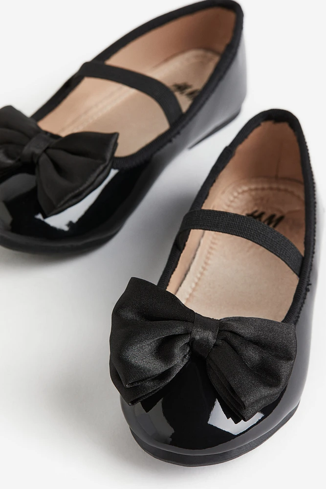 Appliquéd Ballet Flats