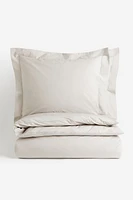 Enveloppe de couette lit double en percale coton