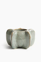 Stoneware Candlestick