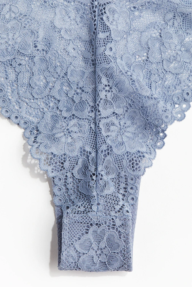 Lot de 2 culottes Brazilian en dentelle