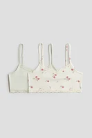 Lot de 2 hauts courts avec dentelle