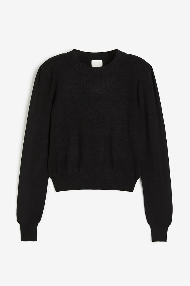 Shoulder-pad Sweater