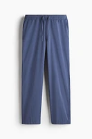 Relaxed-Fit Poplin Pants