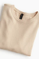 Fine-knit T-shirt