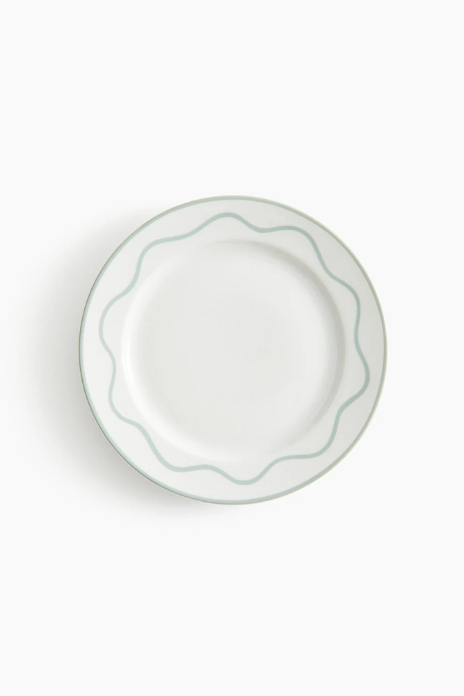 Assiette moyenne en porcelaine