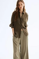 Crop Pull-on Pants