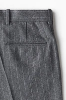 Relaxed Fit Wool-Blend Suit Pants
