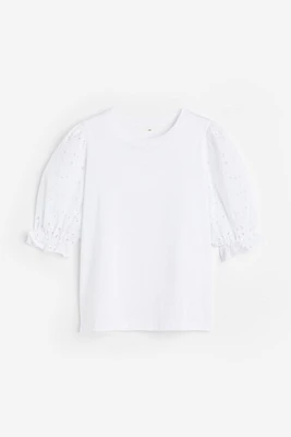 Eyelet Embroidery Top