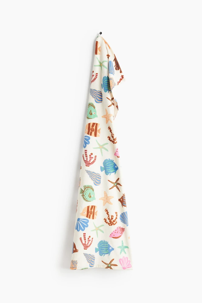 Serviette de bain à motif