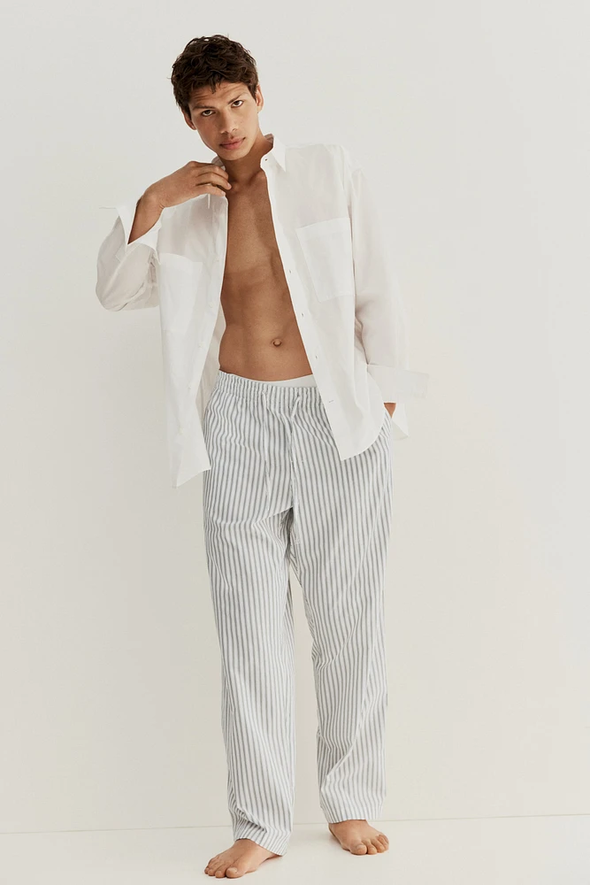 Relaxed-Fit Poplin Pants