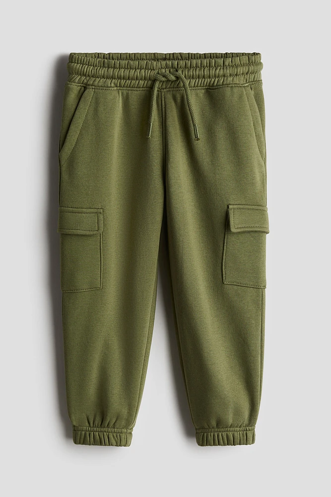 Brushed-Inside Cargo Joggers