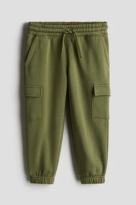 Brushed-Inside Cargo Joggers