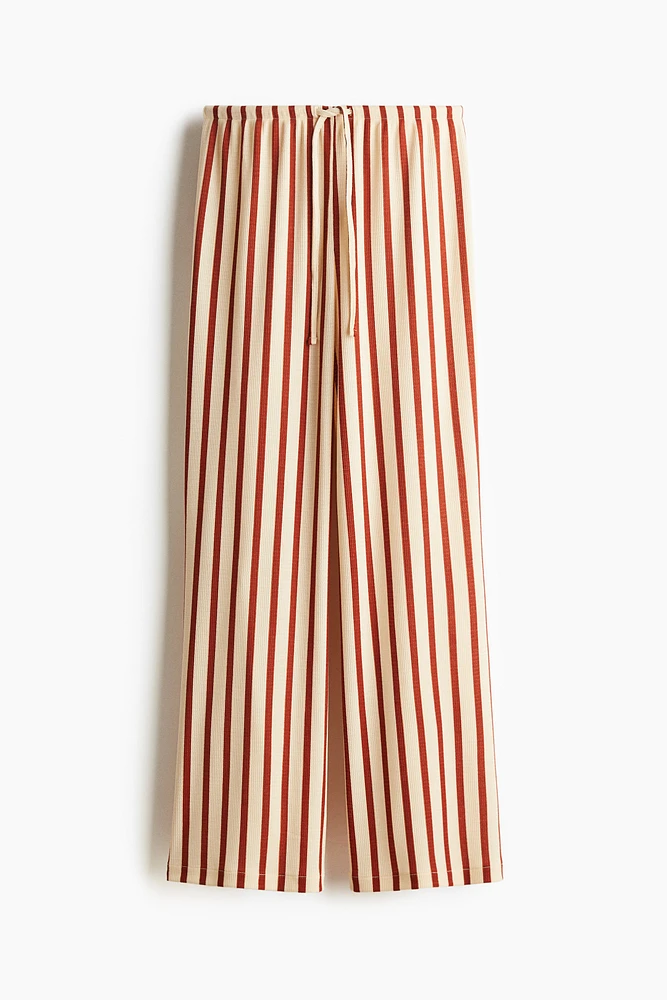 Straight-Leg Drawstring Pants