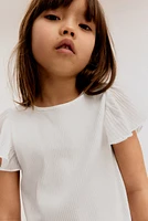 Haut avec manches en mousseline