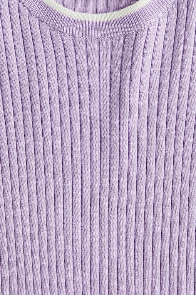 Rib-knit Top