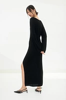 Rib-Knit Dress