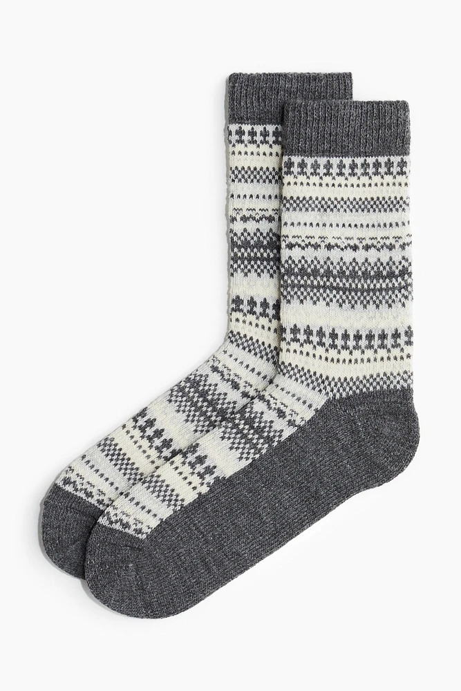 Wool-blend Socks