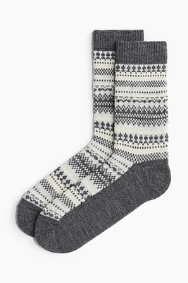 Wool-blend Socks
