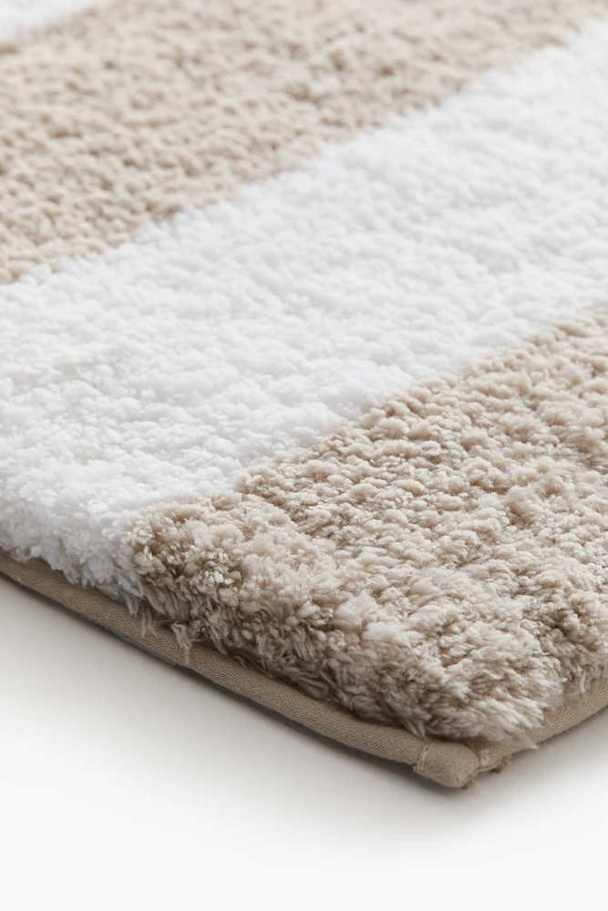Tapis de bain en coton mélangé