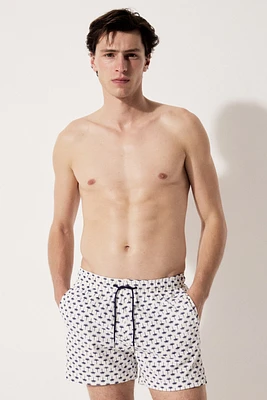 Short de bain en seersucker