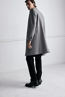 Wool-Blend Coat