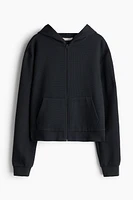 Waffled Hooded Jacket