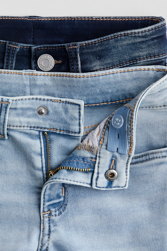 Lot de 2 jeans Très Doux Taille Ajustée