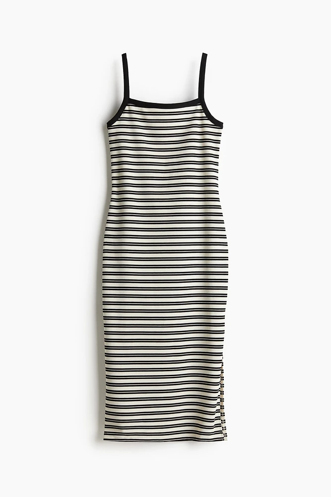 Ribbed Sleeveless Dress