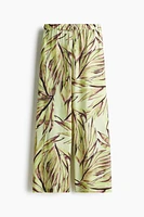 Wide-Leg Drawstring Pants