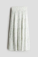 Smocked Tiered Skirt