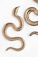 Snake-Shaped Earrings