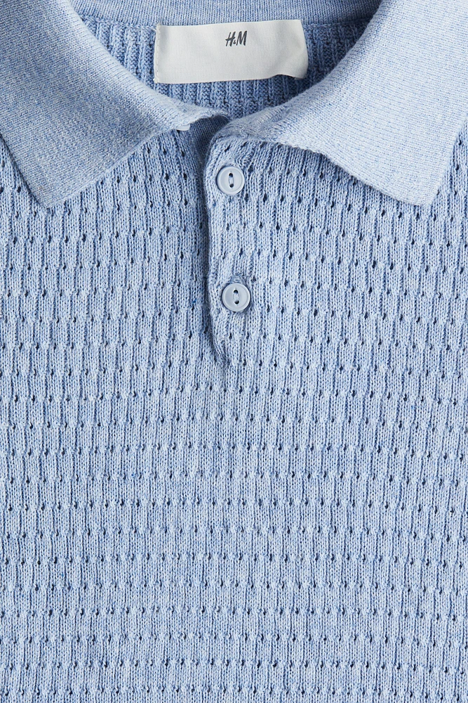 Polo en tricot de coton