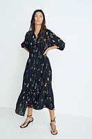 Oversized Crinkled Dress