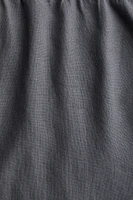 Relaxed Fit Linen-Blend Pants