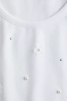 Haut ornementé en coton