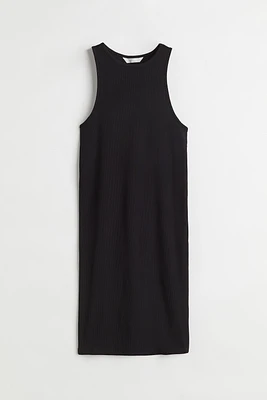 Ribbed Jersey Dress