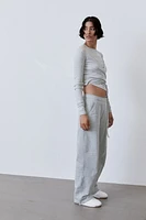 Straight-cut Sweatpants