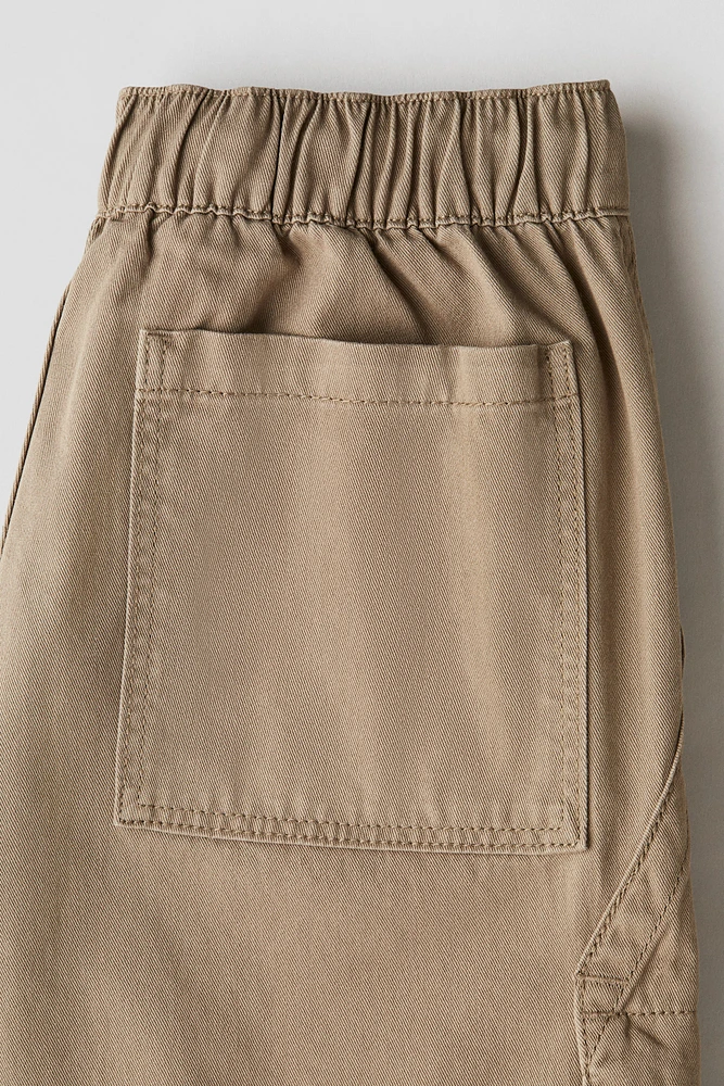 Twill Cargo Shorts