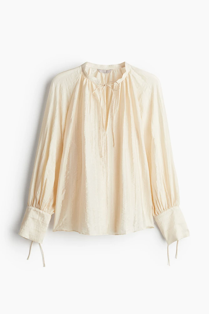 Lyocell-Blend Blouse