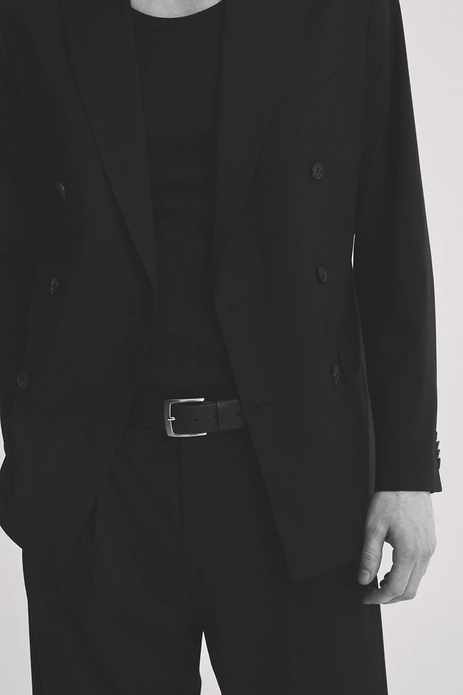 Regular-Fit Double-Breasted Jacket