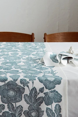 Long Cotton-Blend Table Runner