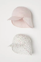 2-pack Cotton Sun Hats