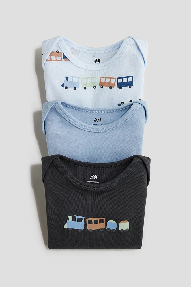 3-pack Printed Jersey Bodysuits