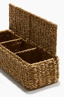 Seagrass Storage Basket with Dividers