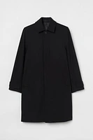 Wool-blend Car Coat