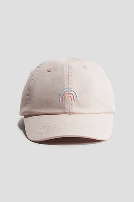 Cap with Embroidered Detail