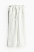 Linen-blend Pull-on Pants