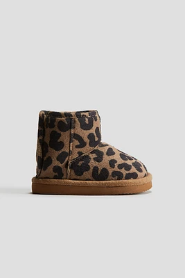 Bottines avec doublure duveteuse