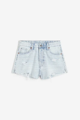 High Denim Shorts